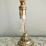 Art Deco style lamp in gilded bronze