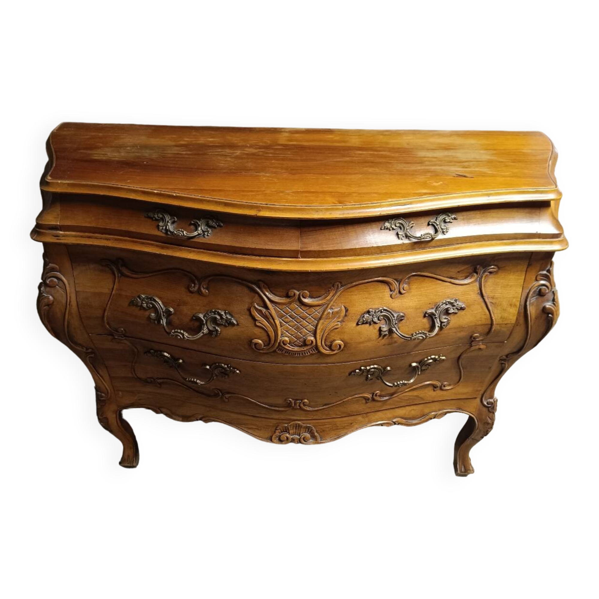 Bordeaux walnut chest of drawers