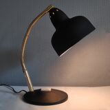 Lampe de bureau cocotte noire et dorée