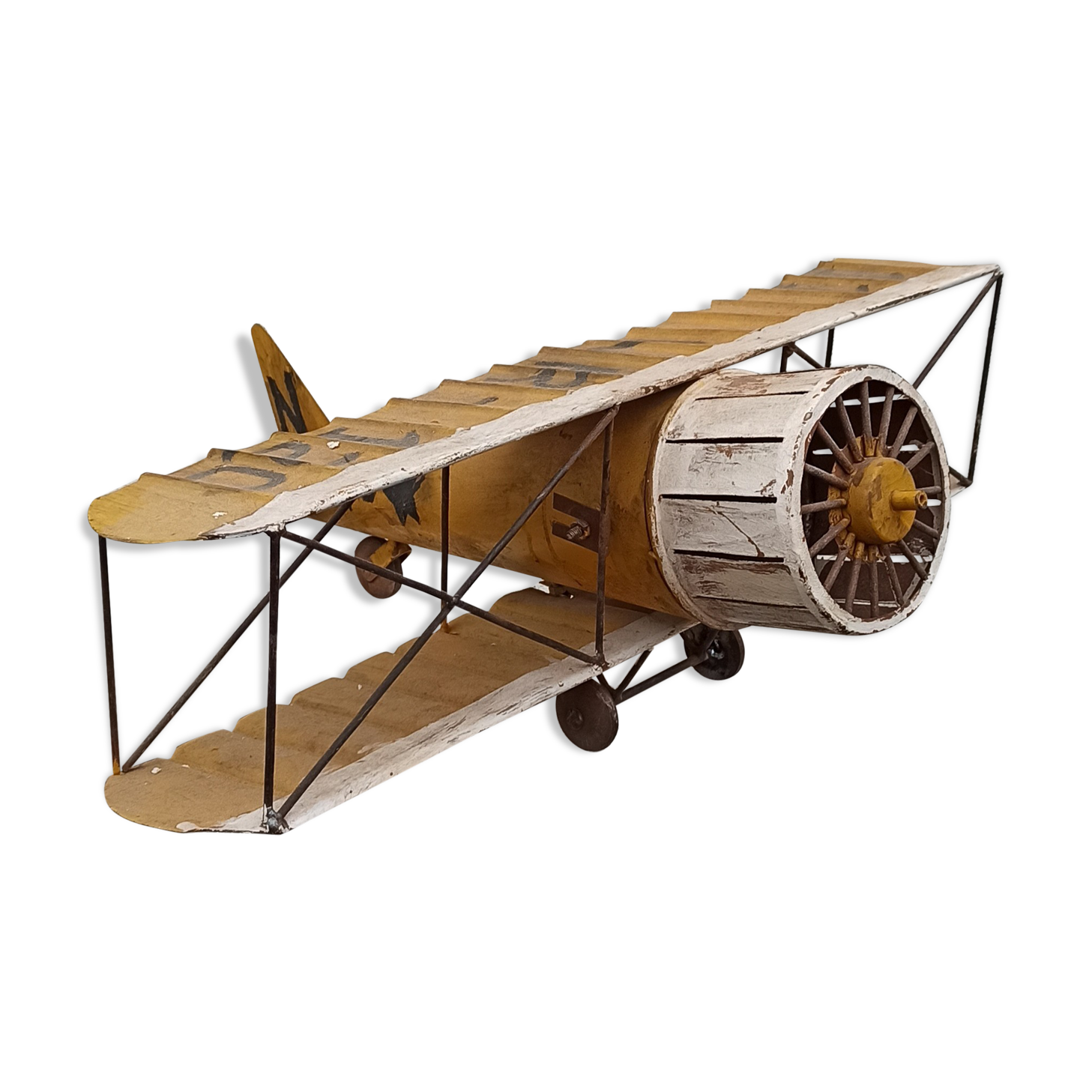 Avion miniature en métal