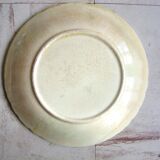 6 plates in slip decoration of roses earthenware of Onnaing