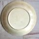 6 plates in slip decoration of roses earthenware of Onnaing