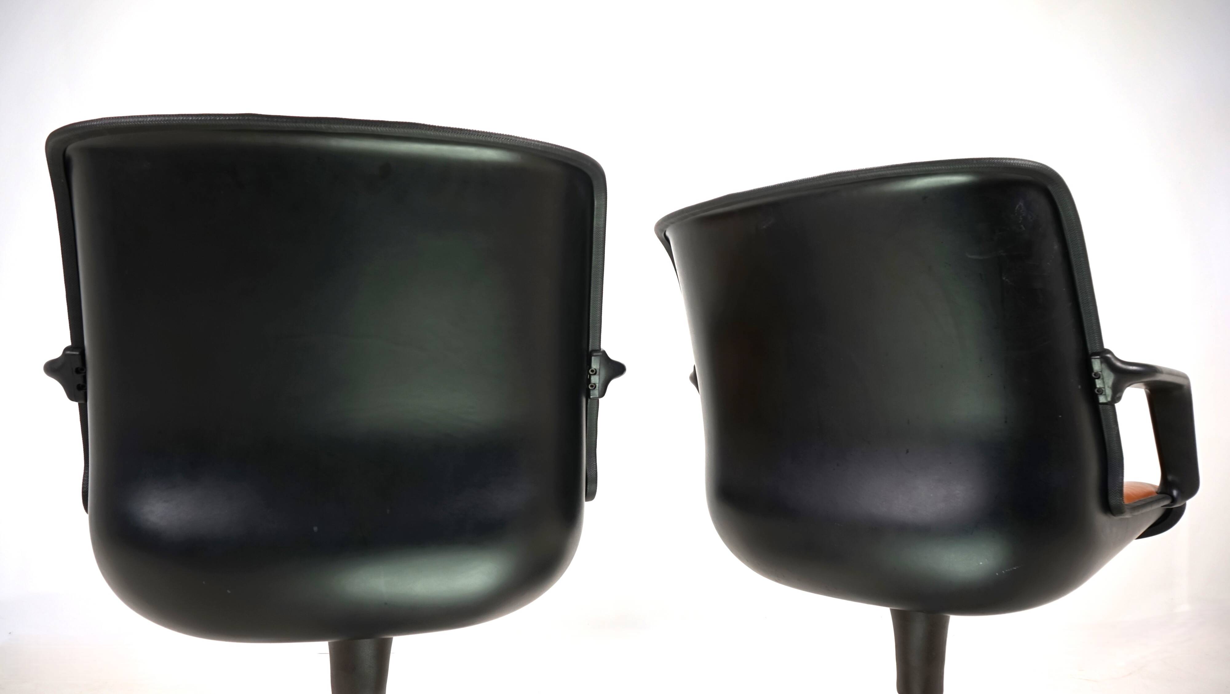 Set of two Fröscher office chairs by Burkhard Vogtherr, 1970