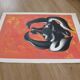 Affiche sérigraphie Mujer de l'artiste ramon alejandro numérotée 48/60