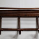 Portemanteau mural en bois courbé ancien 1900, 5 patères et un porte chapeau