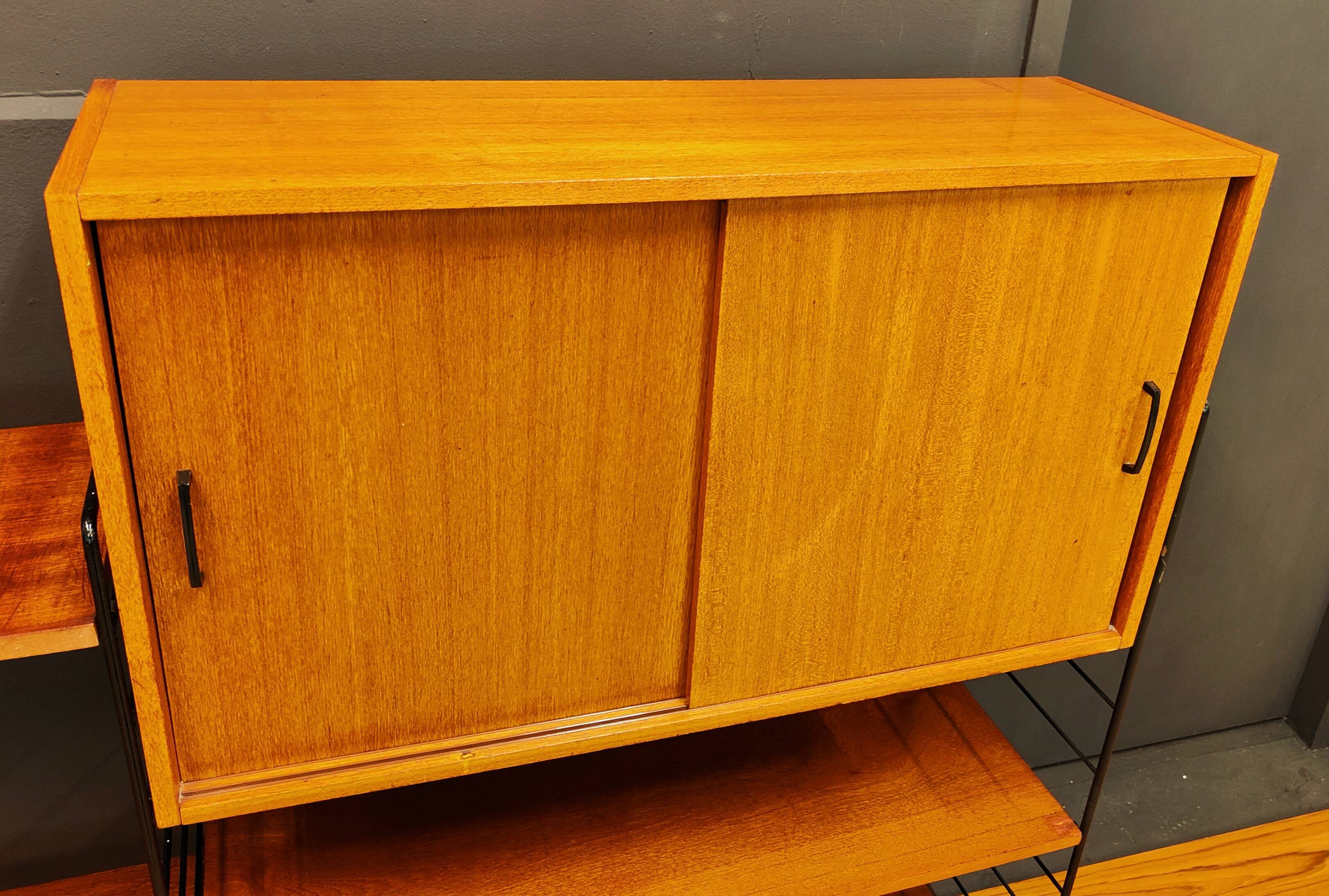 Mid Century wandsyteem | Vintage - boekenkast