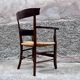 Rustic mulched armchair in oak 1940