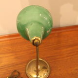 Green desk lamp 50's
