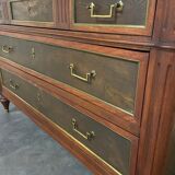 Chest of drawers Louis XVI XIX marble