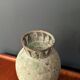 Japanese green and gold copper vase