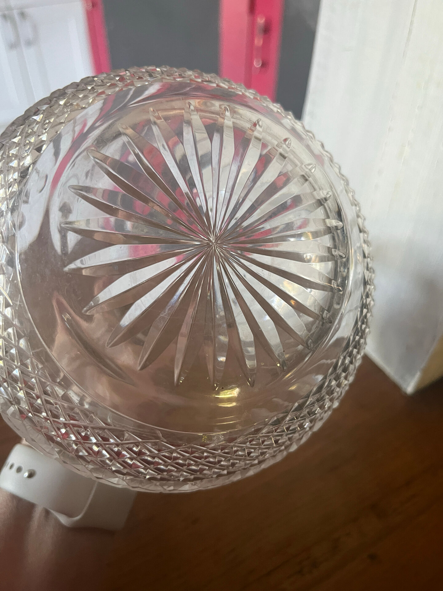 Crystal wine jug
