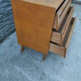 Chest of drawers rattan compass feet