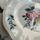5 plates Sarreguemines