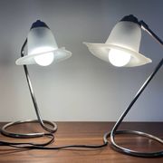 Pair of unusual SCE lamps