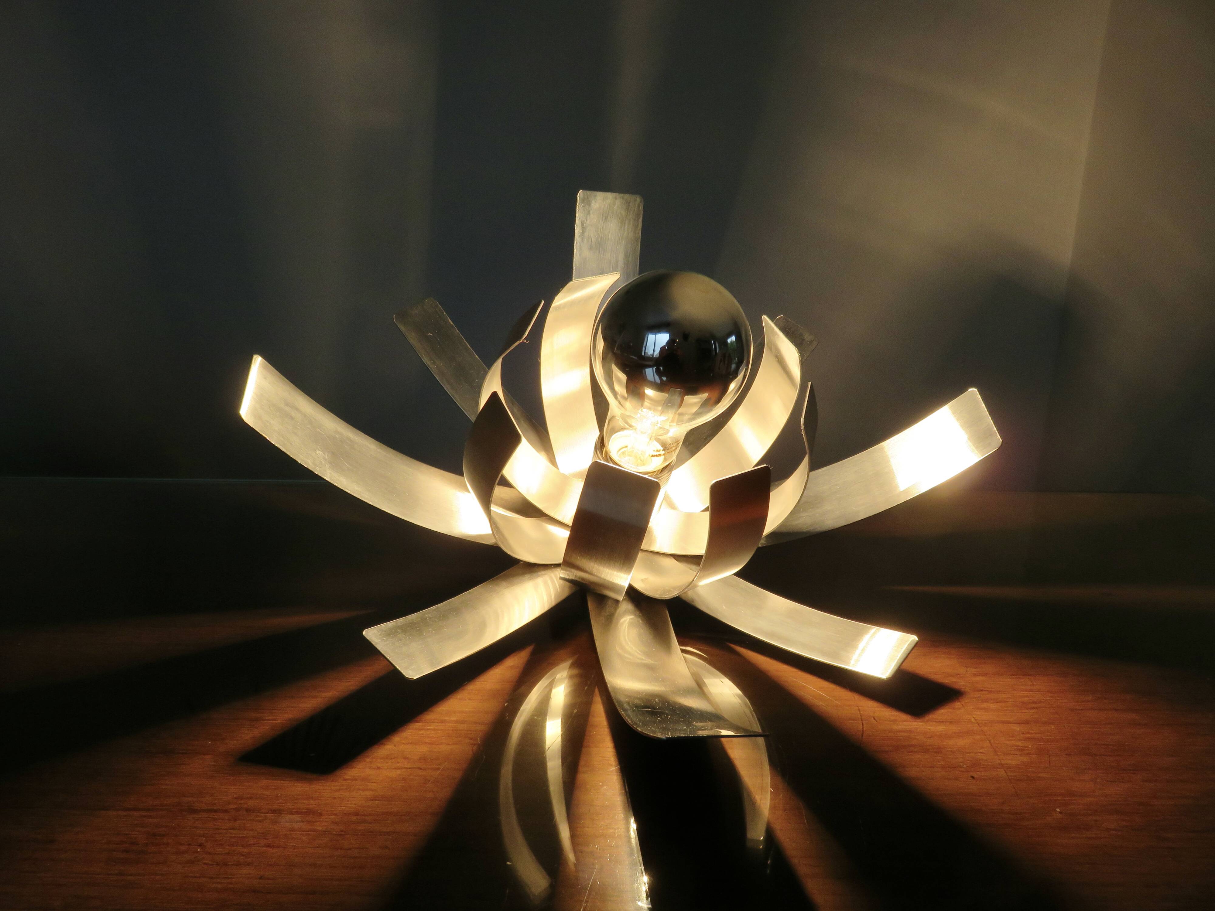 Pair of flower sconces by Jocelyne Trocmé for OXAR 1970