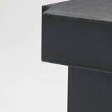 Funki raw steel stool