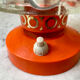 Vintage bedside lamp 70s Graewe orange