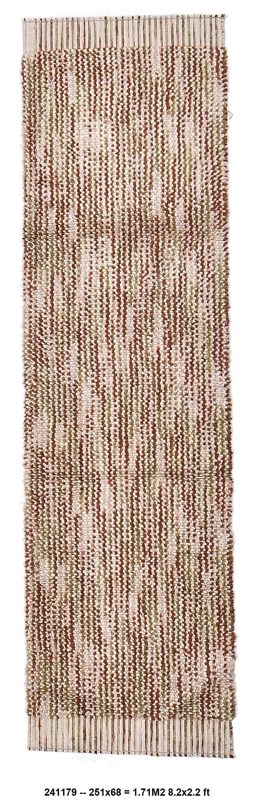 Terracotta Moroccan Runner Rug 68x251Cm SK 241179