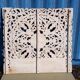 Carved mango headboard