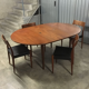 Danish Teak Dining Set by Arne Hovmand Olsen for Mogens Kold, 1950s
