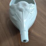 Ancienne saucière vintage blanche