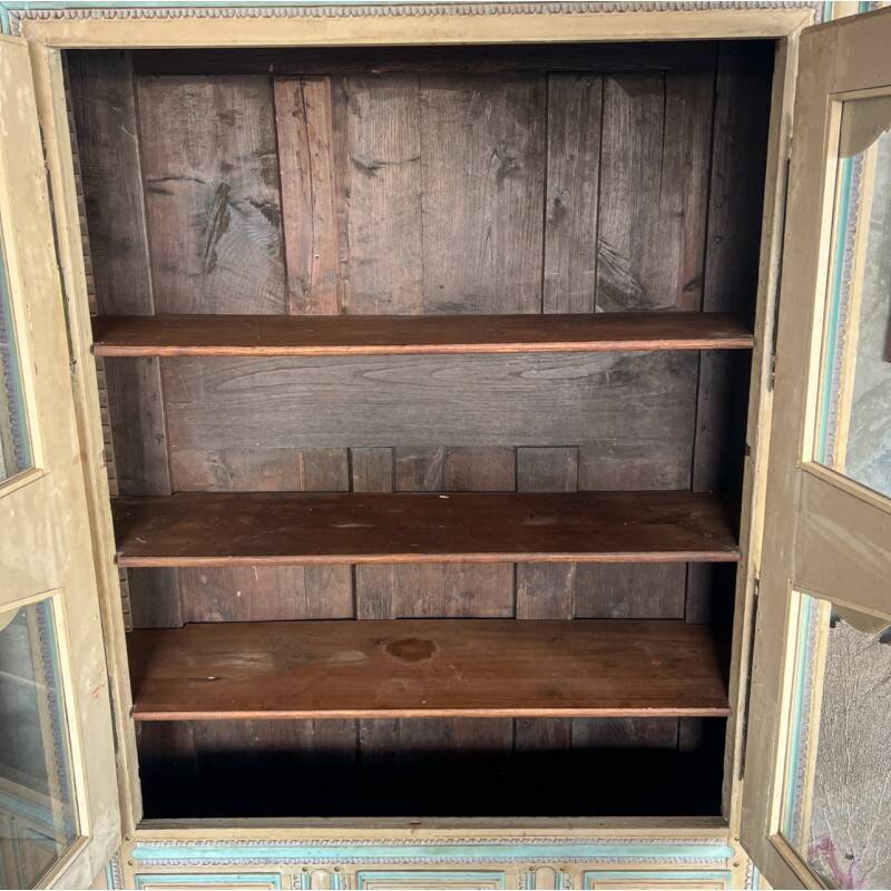 Painted antique wardrobe