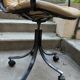 Vintage 70s Cidue P40 leather armchair