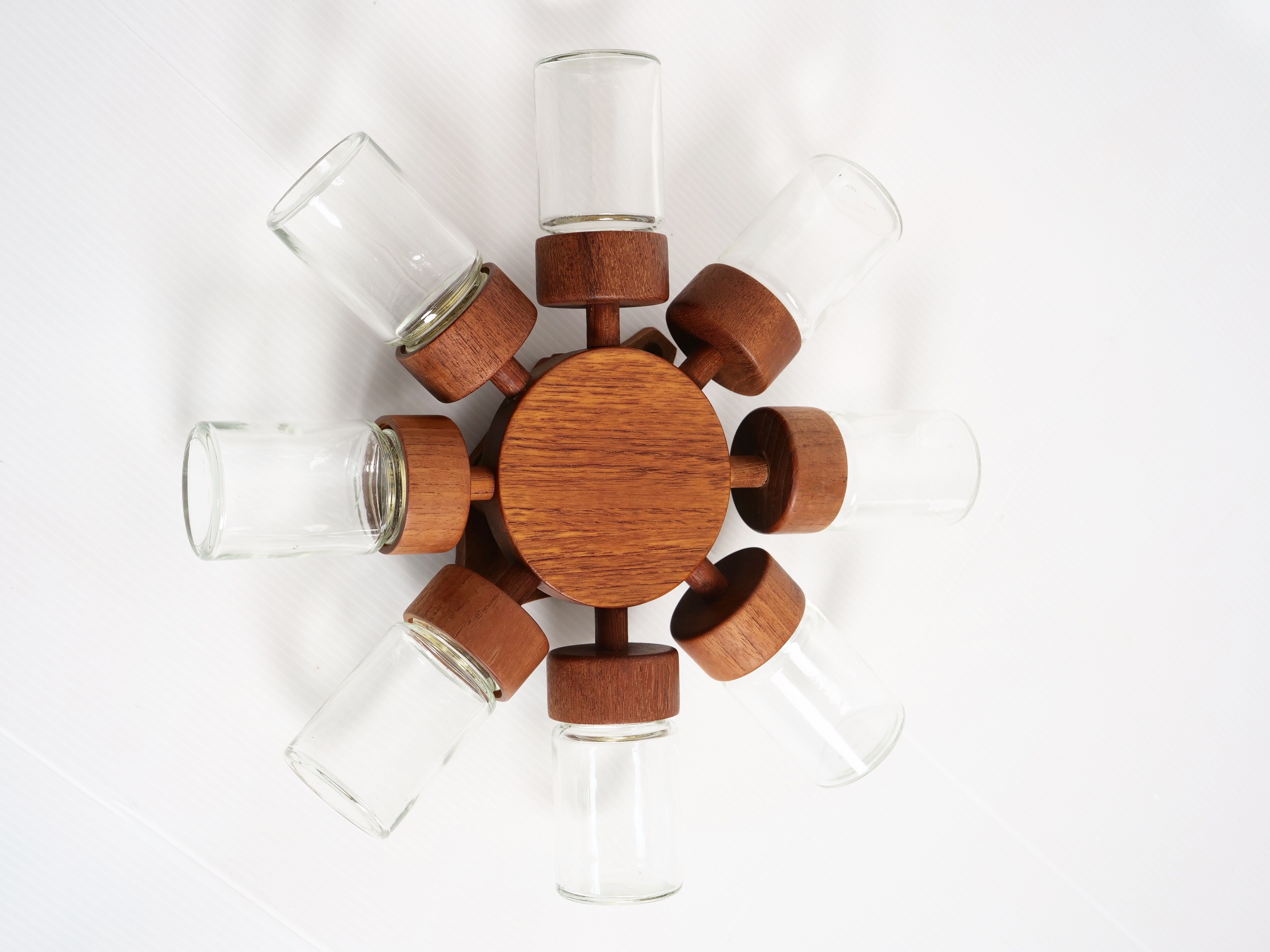 Scandinavian teak spice wheel Digsmed