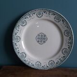 Iron Earth plate Boulenger Choisy-le-Roi, Iena decoration