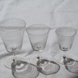 Service of glasses from the 1950s