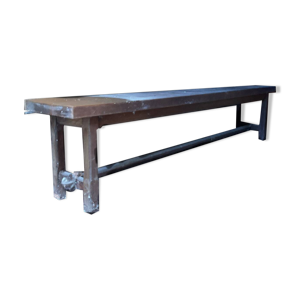 banc en chêne vintage