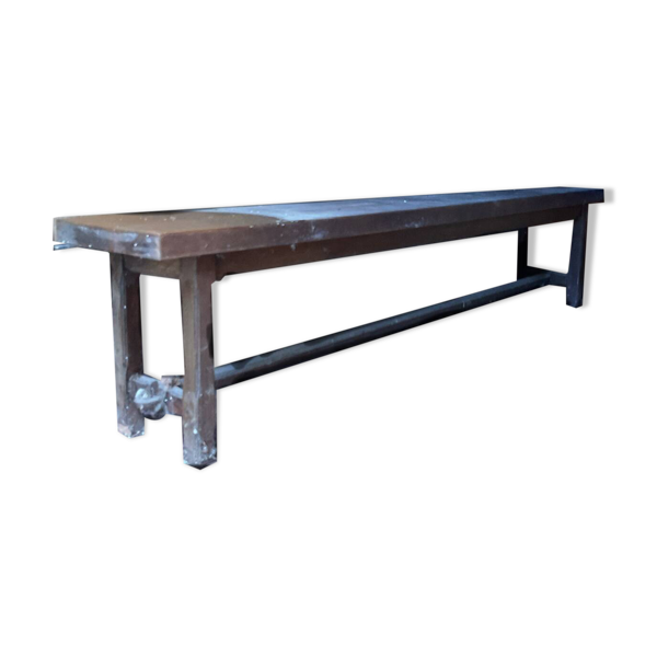 Banc en chêne vintage