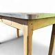 Table en orme blanchi et granité mado 1950