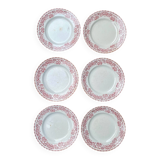 6 assiettes plates Moulin des Loups modèle Athènes