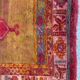 Old Turkish carpet Anatolia handmade 105x135 cm