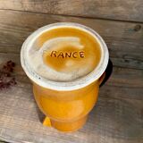 Vintage glazed ceramic pitcher