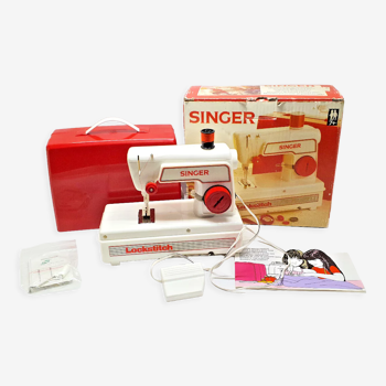Sewing machine child toy model Lockstitch Singer functional box original