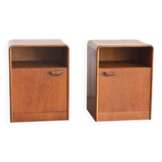 Paire de chevets en teck par Beithcraft