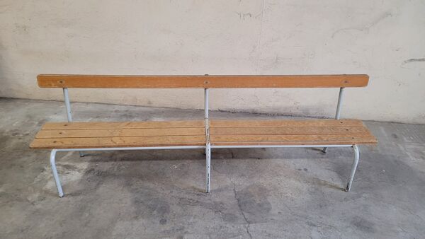 Banc d'école maternelle enfant fabrication 1950