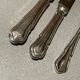 Table Knife Fork Silver Plated Set of Cutlery 37 England Antique Art Deco