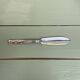 Beurrier vintage coquillage en métal argenté – élégant et original