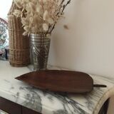 Vintage teak pocket emptier