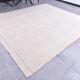 9x10 Handmade Wool White Moroccan Rug, 266x296Cm