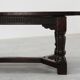 17th-Century Belgian full dark Oak Dining Table