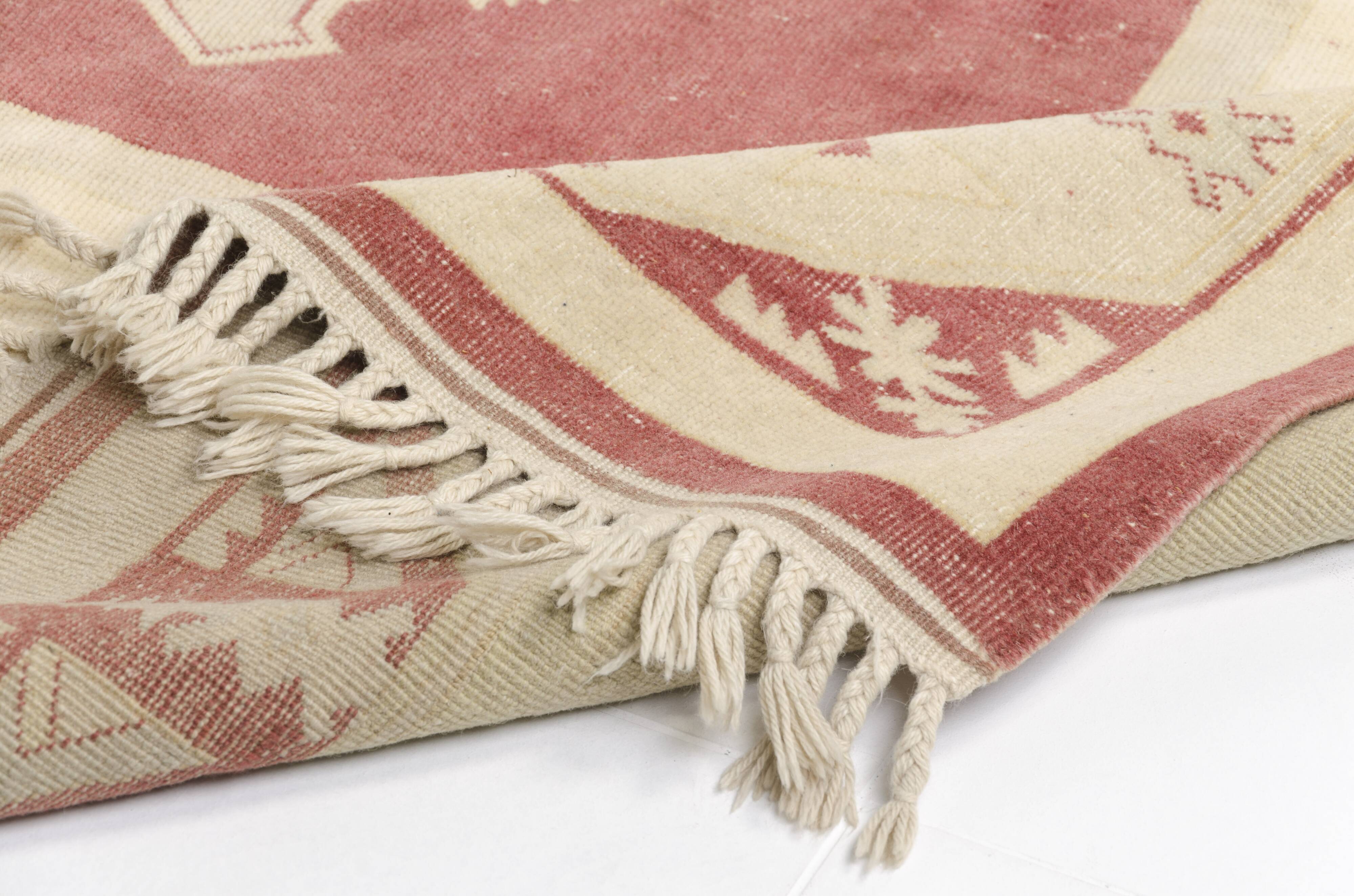 Tapis floral anatolien vintage