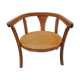 Fauteuil en bois Baumann 50/60 pour enfant