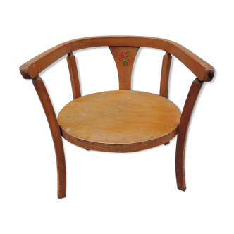 Wooden armchair baumann 50/60 for children