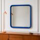 Miroir IKEA vintage acier tubulaire bleu