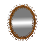 Albini Italian Rattan Mirror