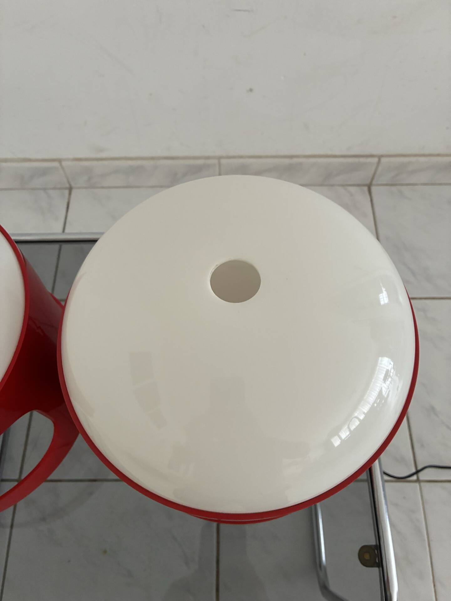 Lampe de table vintage KD28 Joe Colombo ensemble de deux